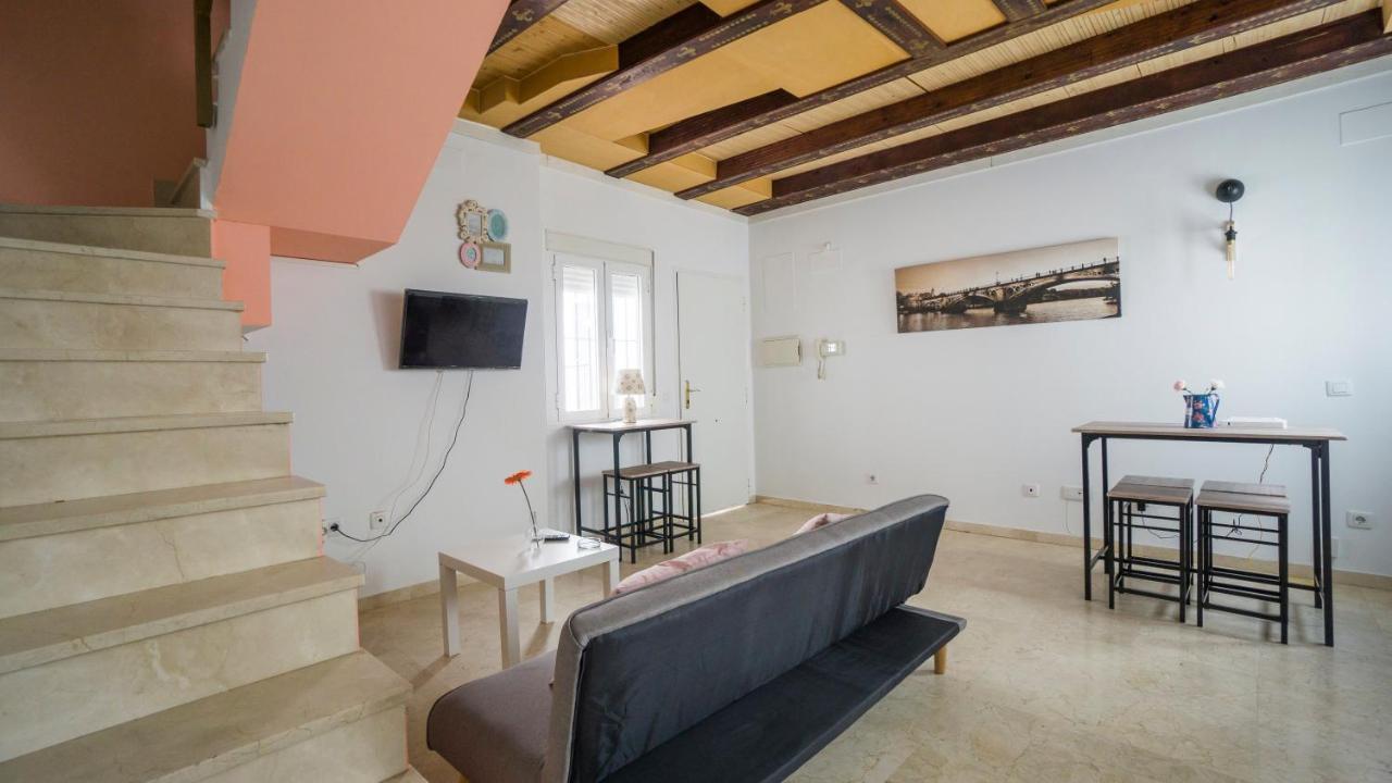 Rentalsevilla Feria Duplex Con Terraza Buitenkant foto